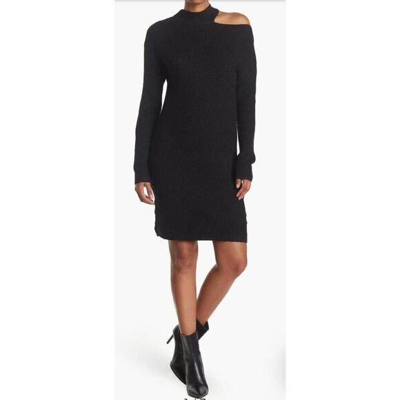 STITCHDROP Nordstrom Above Keyboard Knit Sweater Dress NWT Frog Green Size L - Picture 2 of 9